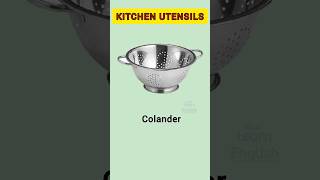 Kitchen vocabulary  pincers bowl grater wok [upl. by Iphigeniah288]