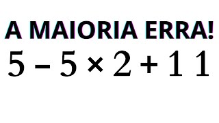 MATEMÁTICA BÁSICA  5 QUESTÕES DE EXPRESSÃO NUMÉRICA [upl. by Adaline]