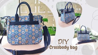 DIY Crossbody bagslingbaghandbag tutorial amp pattern diy handmade tutorial [upl. by Dranoel]