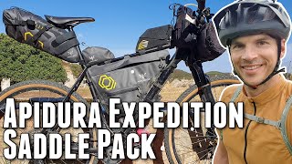 Apidura Expedition Saddle Pack Test  Praxiserfahrungen mit der Apidura Satteltasche [upl. by Anni958]