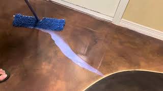 REAL Review of Quick Shine Floor Finish demo  after dry [upl. by Tesler616]