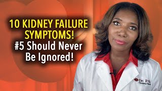 Kidney Failure Symptoms 10 Signs Most People Will Miss [upl. by Silvia]