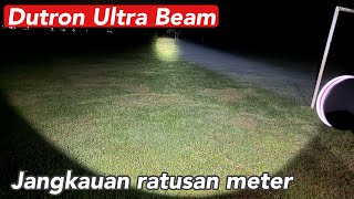 Dutron Ultra Beam cahaya bagus senter kepala terang jarak jauh [upl. by Zandra]