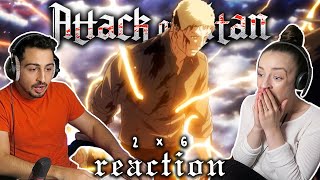 ARE YOU KIDDING ME Attack on Titan 2x6 REACTION  quotWarriorquot [upl. by Lemrahs]