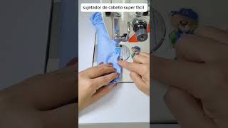 Aprende a coser un hermoso sujetador de pelo para niñas o mujeres shorts [upl. by Tibbs]