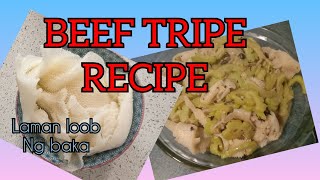 BEEF TRIPE RECIPE [upl. by Vaughn323]