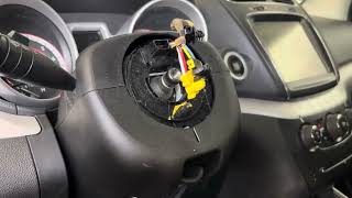 Clock Spring Replacement on 2015 Dodge Journey [upl. by Bernhard]