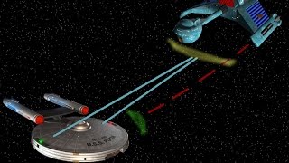 Federation versus Klingon Cadet ships with overloads [upl. by Netneuq]