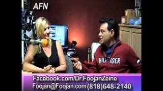 Dr Foojan Zeine interviews Pirouz Persian Singer [upl. by Lubin]