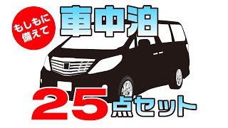 YAMAZEN「車中泊用防災バッグ25 YSB25」／POP [upl. by Zolnay]