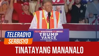 Trump projected as likely winner in US elections  Headline sa Hapon 06 November 2024 [upl. by Ainnat]