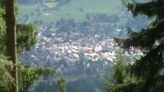 Oberammergau  Der Blick von der KolbensattelHütte [upl. by Aihsele]