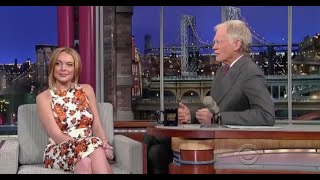 Letterman Mocks Lindsay Lohan’s Addiction Issues in Resurfaced Interview [upl. by Notsew88]