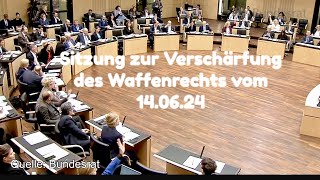 Waffengesetz Verschärfung  Sitzung des Bundesrats  Bildungsvideo [upl. by Shotton]