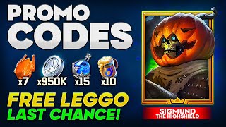 LAST LEGENDARY CHANCE 🔥 Latest Raid Promo Code ➕ Valid Raid Shadow Legends promo codes [upl. by Barolet175]