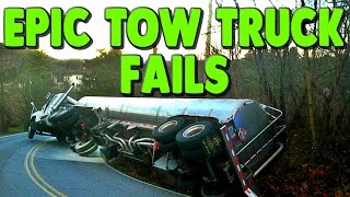 Best Epic Tow Truck Fails Compilation 2017 [upl. by Aniri]