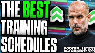 The BEST FM23 Training Schedules  ULTIMATE Football Manager Training Guide [upl. by Fayette911]