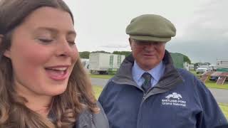 Shetland Pony Grand National  Suffolk Show with Duble Lucas amp Poppy [upl. by Wootten]