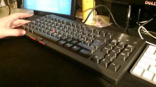 IBM SpaceSaver II PS2 Keyboard with Trackpoint [upl. by Nats758]