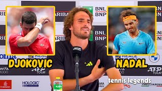 Tsitsipas was asked Did He is No1 favourite to inherit Djokovic amp Nadal His answer is [upl. by Aggappe387]