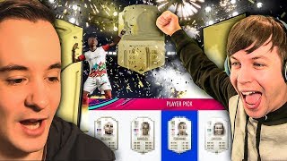 HIS PACK LUCK IS ABSOLUTELY RIDICULOUS FIFA 19 ULTIMATE TEAM PACK OPENING [upl. by Bael]