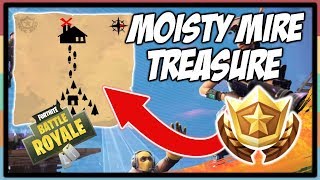 Fortnite  Moisty Mire Treasure Location [upl. by Komsa]