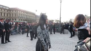 BAE DOONA 배두나 TAKING A SELFIE W A FAN  LOUIS VUITTON FASHION SHOW IN PARIS 20190305 [upl. by Gnart]