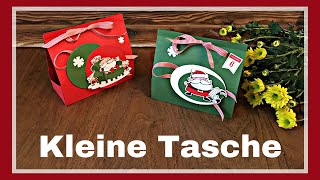 ADVENTSKALENDER 6 VERPACKUNG ORIGAMI TASCHE EINFACH ANLEITUNG DEUTSCH TUTORIAL STAMPINUP [upl. by Harden]