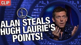 QI  Alan Steals Hugh Lauries Points [upl. by Conall]