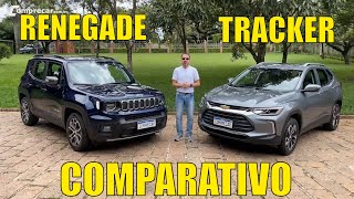 Comparativo Jeep Renegade Longitude x Chevrolet Tracker Premier [upl. by Arah715]