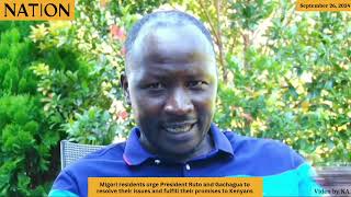 Migori residents urge President Ruto and Gachagua to resolve their issues [upl. by Herahab584]