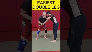 BJJ BEGINNER 😀 How to DOUBLE LEG TAKEDOWN bjj jiujitsu grappling [upl. by Love587]