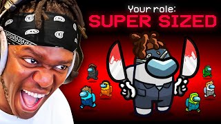 SIDEMEN AMONG US BUT THE IMPOSTER IS SUPER SIZED [upl. by Airdnaz]