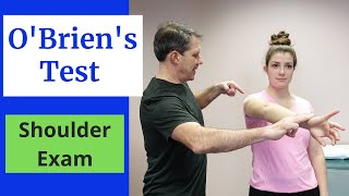 OBriens Test for Labral Tears Shoulder Exams [upl. by Yemirej263]