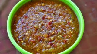 Tomatillo Salsa with Chile de Arbol Recipe [upl. by Kataway325]