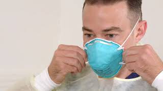 PPE for combined contact droplet and airborne precautions [upl. by Nilrev333]