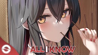 Nightcore  All I Know RIELL  Lyrics [upl. by Nnylekoorb569]