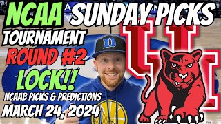 HUGE NCAA LOCK NCAAB Picks Today 3242024  Free NCAAB Picks Predictions amp Sports Betting Advice [upl. by Airrotal308]