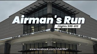 USAF BMT Airmans Run Flights 599613  Sept 25 2024 [upl. by Sorcim]