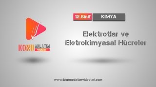 ELEKTROKİMYASAL HÜCRELER  GALVANİK PİL  12 KİMYA  AYT KİMYA [upl. by Mala355]