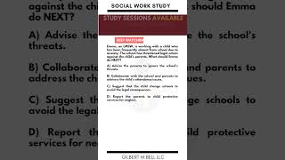 LMSW LCSW lsw EXAM STUDY lswexamprep socialwork shorts [upl. by Seavey]