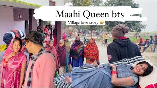 Bhojpuri song ki pehle shooting ♥️😂🤭  Maahiqueen bts love story video maahiqueen lovestory [upl. by Everest]