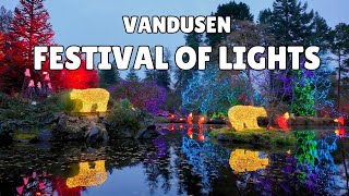 FESTIVAL OF LIGHTS AT VANDUSEN 2024  West Coast Themes🎄🐻🇨🇦 [upl. by Keiko784]