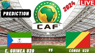 Equatorial Guinea vs Congo Live Stream CAF U20 Africa Nations Cup 2025 Qualifiers Commentary [upl. by Dibb]