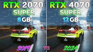 RTX 2070 SUPER vs RTX 4070 SUPER  5 Years Difference [upl. by Aldarcy88]