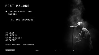 Post Malone Twelve Carat Tour  Sportpaleis Antwerp  28 April 2023 [upl. by Anotal207]