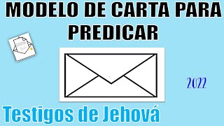 CARTA MODELO jw PREDICACION ejemplopredicación por carta TESTIGO DE JEHOVA jw carta TJ NUEVA [upl. by Gypsy345]