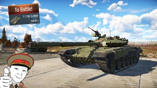 The T72B 1989 Experience  War Thunder [upl. by Airahcaz]