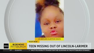 Pittsburgh police searching for missing 12yearold JaKaylha ClaytonDavis [upl. by Ardnuhsal]