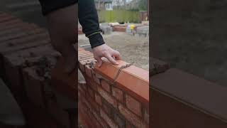 these plinths really make the brickwork pop 🤩 bricklayer bricklaying brickwork builder diy [upl. by Ralston213]